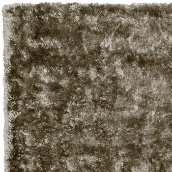 7' X 10' Gold Shag Hand Tufted Area Rug