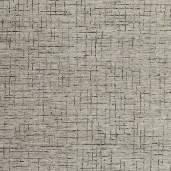 8' X 10' Ivory and Gray Wool Hand Tufted Distressed Area Rug