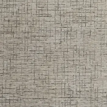 9' X 12' Ivory and Gray Wool Hand Tufted Distressed Area Rug