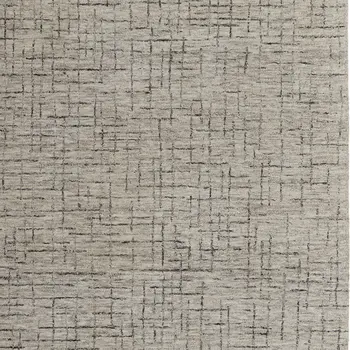 2' X 3' Ivory and Gray Wool Hand Tufted Distressed Area Rug
