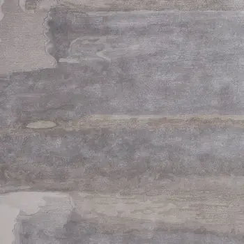 5' X 8' Gray and Ivory Abstract Hand Tufted Area Rug