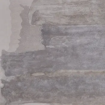 8' X 10' Gray and Ivory Abstract Hand Tufted Area Rug