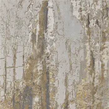 2' X 3' Ivory Gray and Brown Abstract Power Loom Area Rug