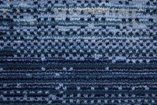 5' X 8' Blue and Gray Power Loom Area Rug