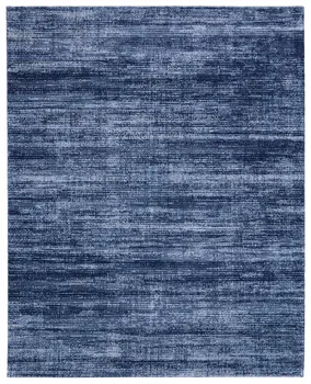 7' X 10' Blue and Gray Power Loom Area Rug