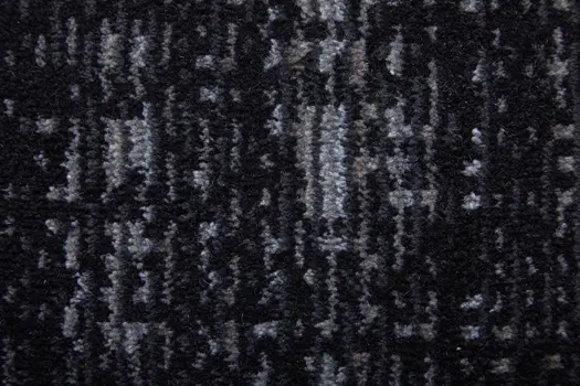 5' X 8' Black and Gray Power Loom Area Rug