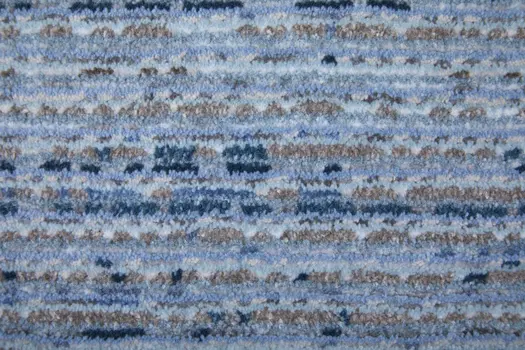2' X 3' Blue and Ivory Power Loom Area Rug