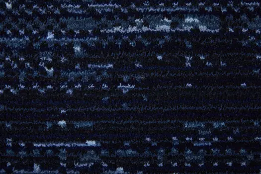 8' X 10' Black and Blue Power Loom Area Rug