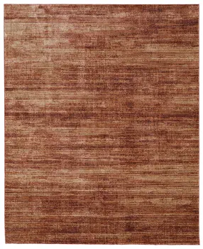 7' X 10' Tan and Brown Power Loom Area Rug