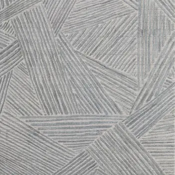 10' X 14' Green and Ivory Abstract Hand Woven Area Rug