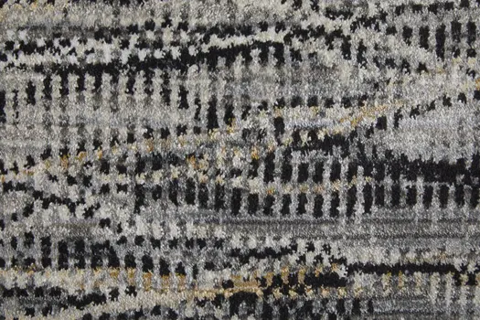 8' X 10' Gray Ivory and Tan Abstract Power Loom Area Rug