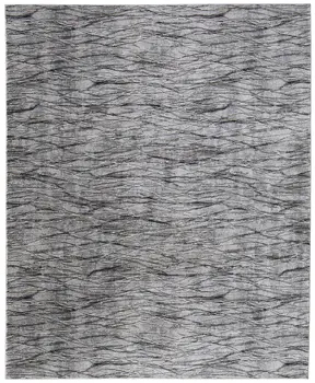 8' X 10' Gray Ivory and Tan Abstract Power Loom Area Rug