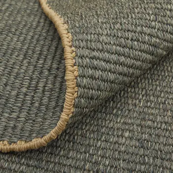 5' X 8' Green Hand Woven Area Rug