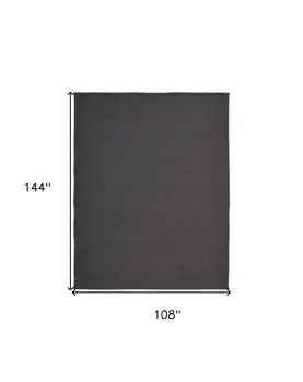 9' X 12' Tan and Gray Hand Woven Area Rug