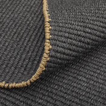 9' X 12' Tan and Gray Hand Woven Area Rug