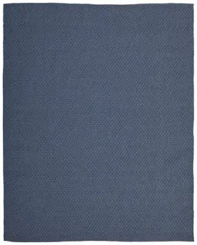 10' X 14' Blue Hand Woven Area Rug