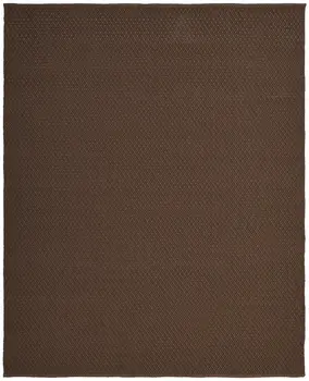 8' X 10' Brown Hand Woven Area Rug