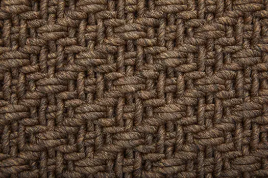 9' X 12' Brown Hand Woven Area Rug