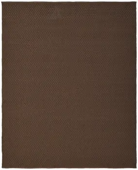 9' X 12' Brown Hand Woven Area Rug
