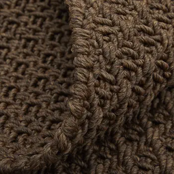 10' X 14' Brown Hand Woven Area Rug