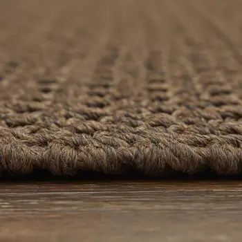 2' X 3' Brown Hand Woven Area Rug