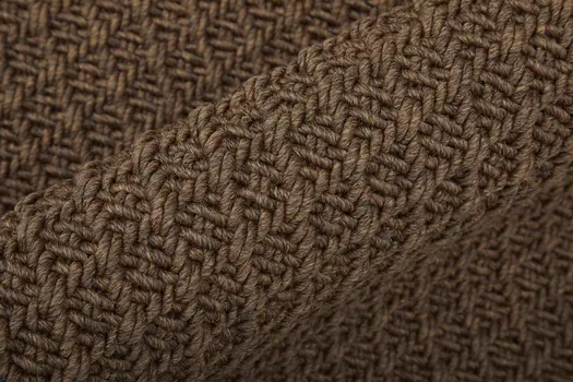 2' X 3' Brown Hand Woven Area Rug