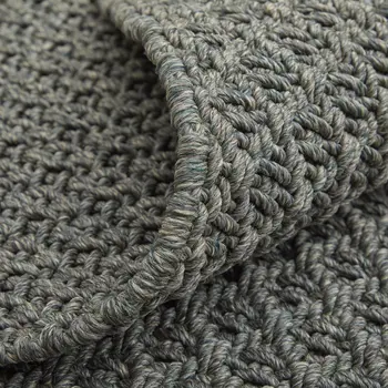 10' X 14' Green Hand Woven Area Rug