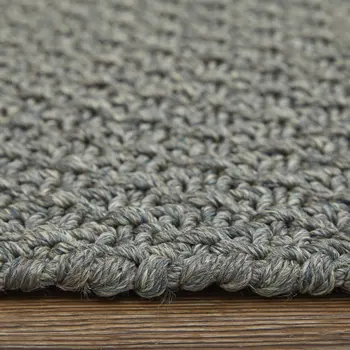 10' X 14' Green Hand Woven Area Rug
