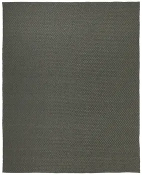 10' X 14' Green Hand Woven Area Rug