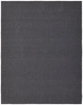 9' X 12' Gray Hand Woven Area Rug