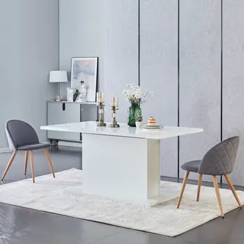 Charcoal and Oak Upholstered Velvet Dining Side Chair