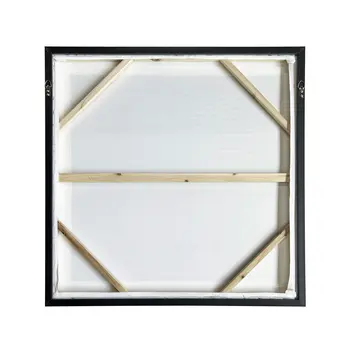Midnight Waves Gold Floater Frame Wall Art