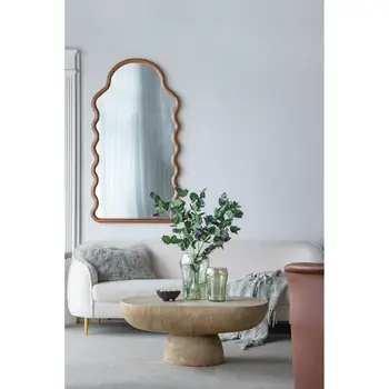 Set of Two Light Green Glass Table Vase