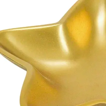 6" Gold Aluminum Handmade Star Trinket Tray