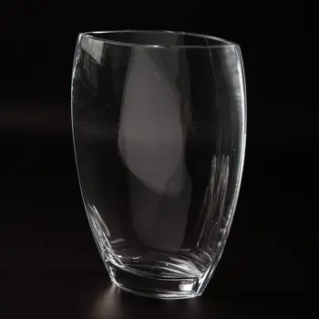 13" Clear Lead Free Crystal Table Vase