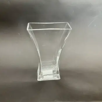 11" Clear Trumpet Lead Free Crystal Table Vase