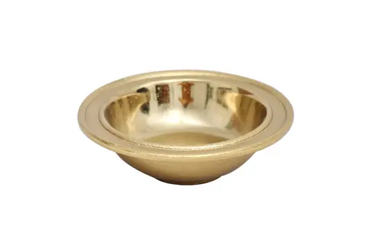 5" Gold Aluminum Round Candy or Nut Bowl
