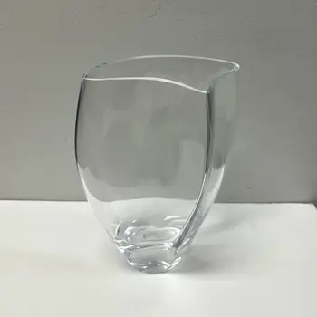 11" Clear Lead Free Crystal Table Vase