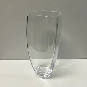 12" Clear Lead Free Crystal Table Vase