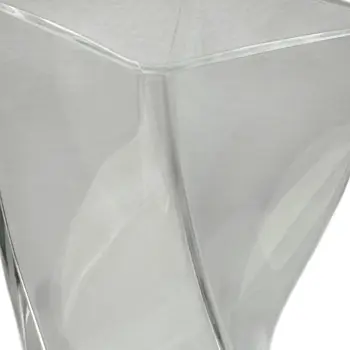 9" Clear Lead Free Crystal Twisted Helix Table Vase