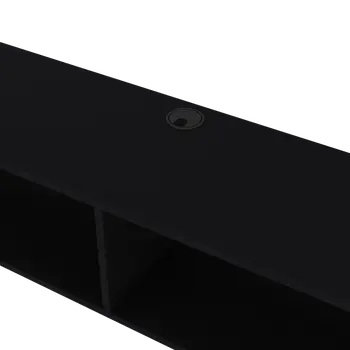 59" Black Floating Mount TV Stand