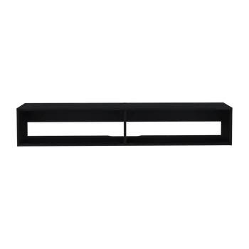 59" Black Floating Mount TV Stand