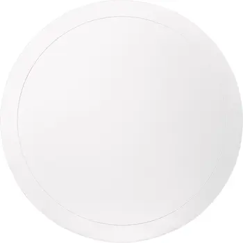 39" White Solid Wood Round Top Dining Table