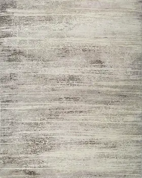 8' X 10' Brown Abstract Hand Knotted Area Rug