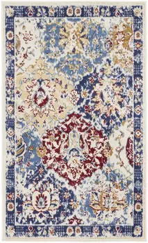 8' X 10' Tan Abstract Power Loom Area Rug