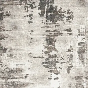 5' X 7' Tan Abstract Power Loom Area Rug
