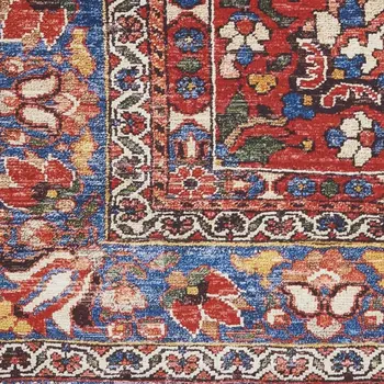 4' X 6' Tan Abstract Power Loom Area Rug