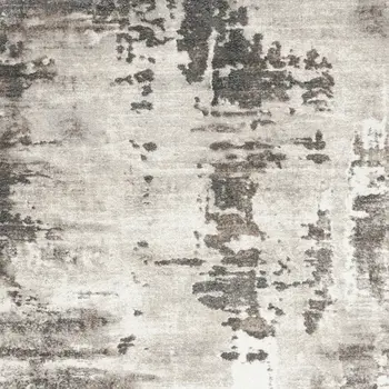4' X 6' Tan Abstract Power Loom Area Rug
