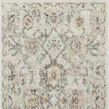 4' X 6' Gray Abstract Area Rug