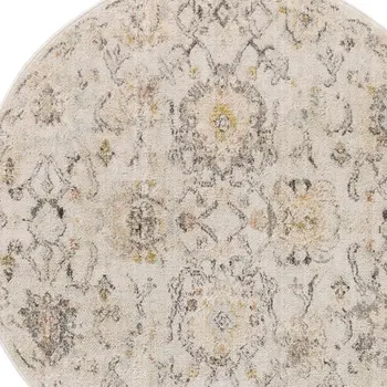 5' X 7' Gray Abstract Area Rug